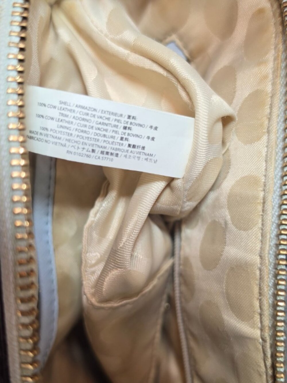 Structured Light Blue Handbag - Picture 7 of 14